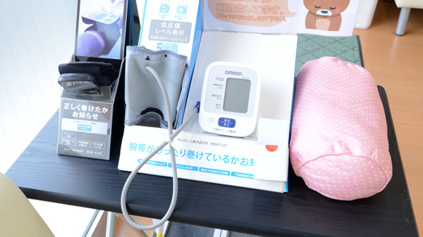 川添ケアーズ薬局の血圧計