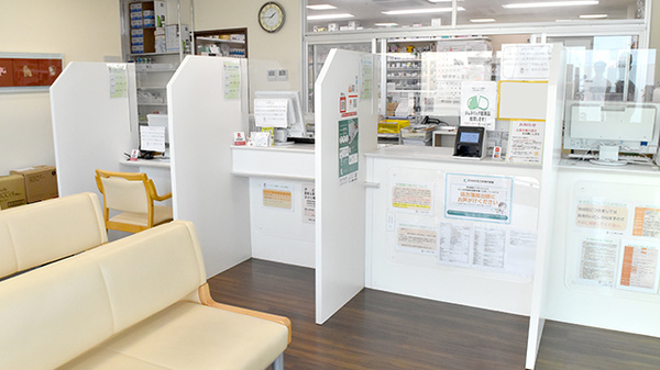 ハッピー薬局　古川南店の受付/カウンター