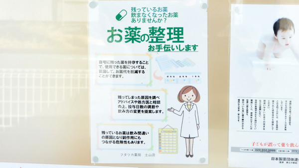 フタツカ薬局　土山の残薬回収サービス