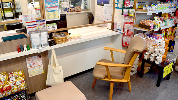 かさだ薬局の受付/カウンター