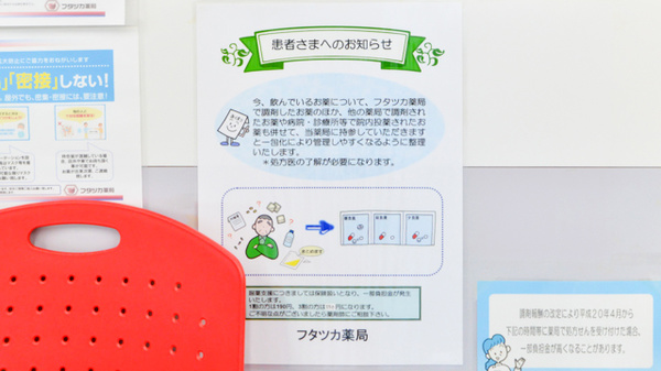 フタツカ薬局　枝吉店の一包化対応