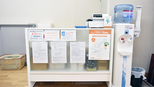 あけぼの薬局　昭和町店の受付/カウンター