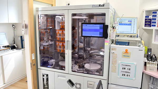 アライブ薬局かなくら店の調剤器具