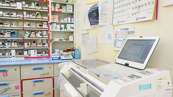 のなか調剤薬局の調剤器具