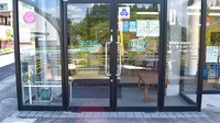 セイムス豊明薬局の入口