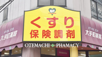 大手町薬局　メディカルガンガの看板
