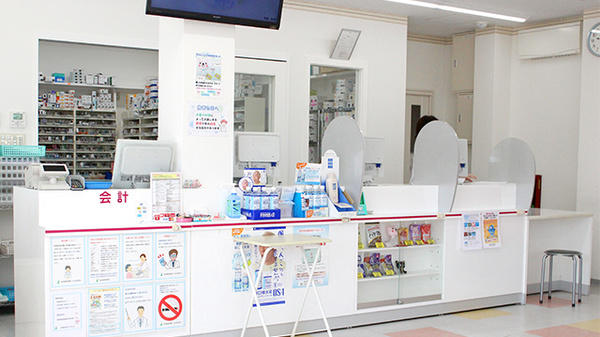 阪神調剤薬局　市立奈良店の受付/カウンター