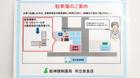 阪神調剤薬局　市立奈良店の駐車場案内