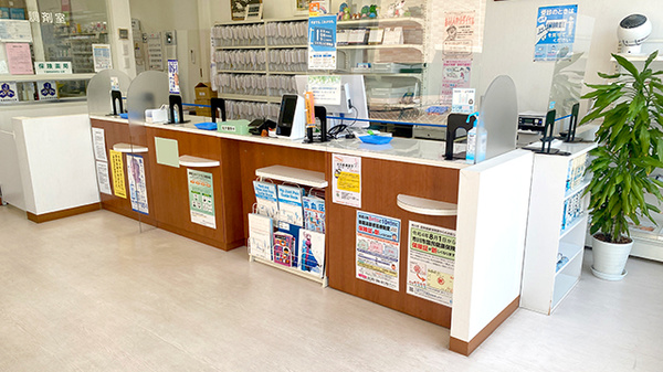市川ハート薬局の受付/カウンター