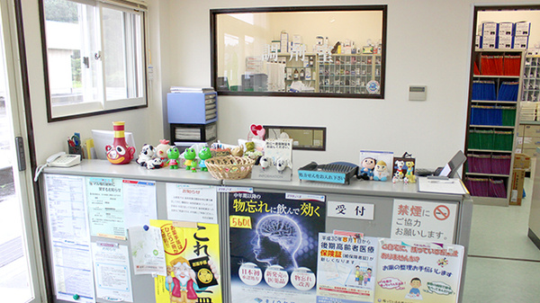 あおば薬局の受付/カウンター