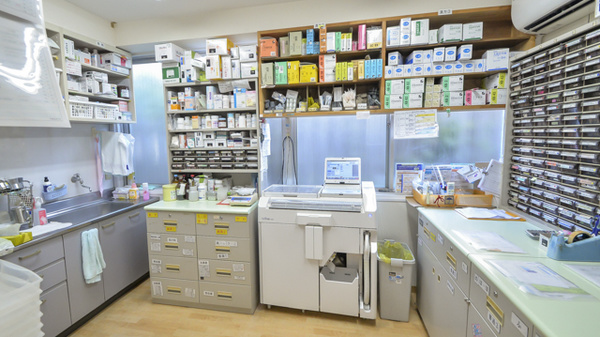 ごりら薬局の調剤室