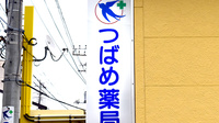 つばめ薬局の看板