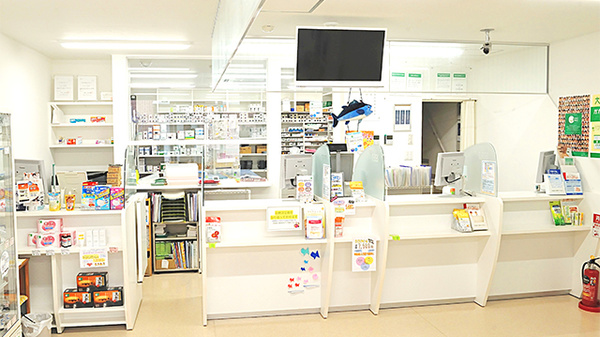 そうごう薬局高崎店の受付/カウンター