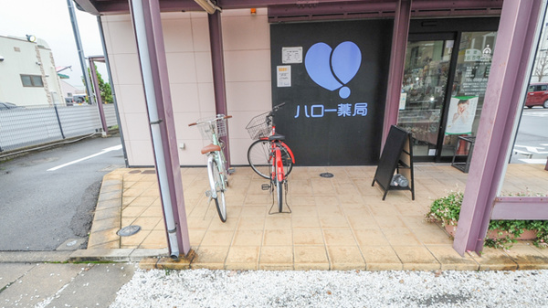 ハロー薬局春日井北店の駐輪場