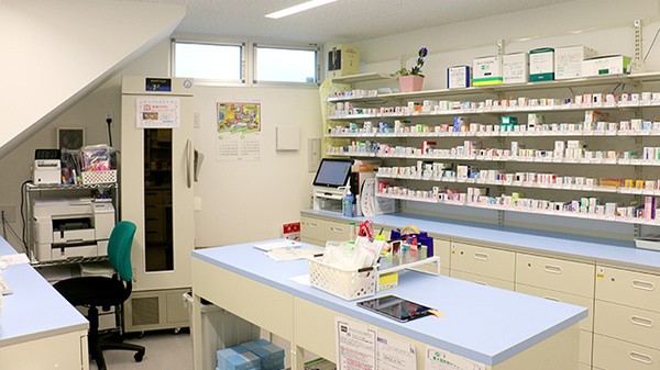 大賀薬局北方店の調剤室