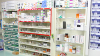 アルファ調剤薬局月寒東店の薬棚