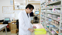 いちご調剤薬局の作業風景