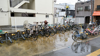 ひまわり薬局帝塚山店の駐輪場