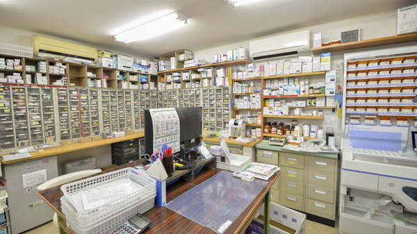 のぞみ薬局の調剤室