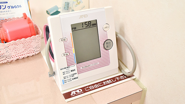 きらら薬局の血圧計