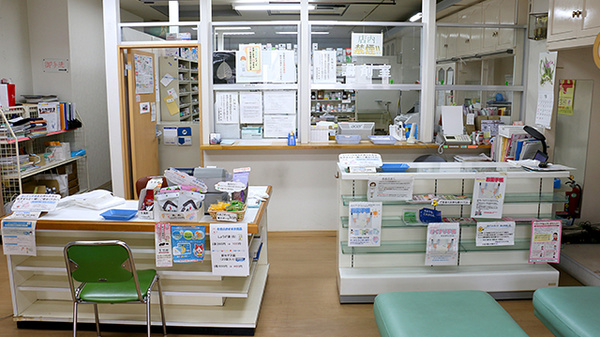 こくら調剤薬局片野店の受付/カウンター