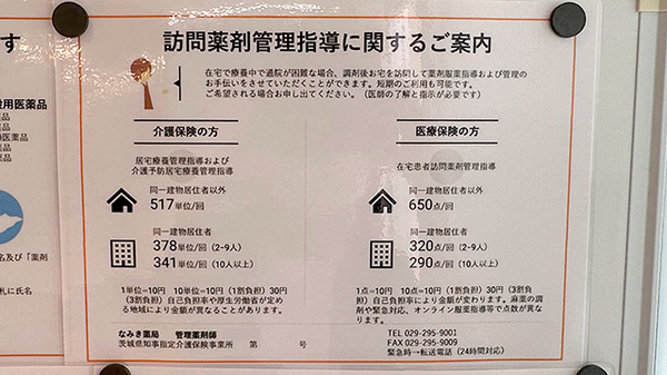 なみき薬局の在宅対応