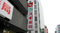 スギ薬局　金山駅前店の看板