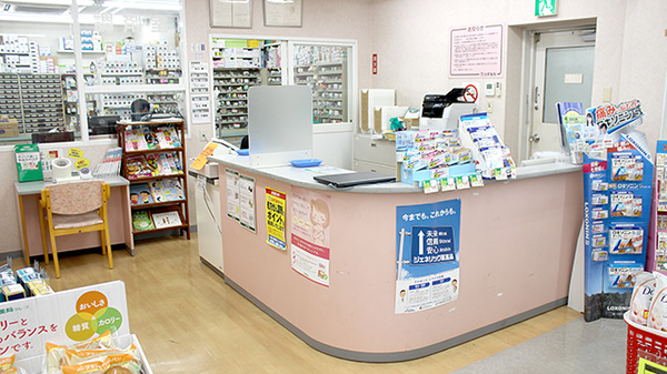 スギ薬局　木場店の受付/カウンター