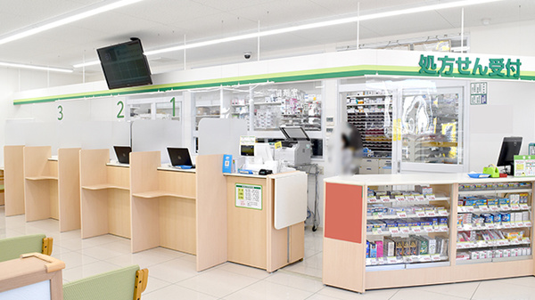 スギ薬局 正保調剤店の受付/カウンター