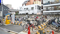 スギ薬局　蒲生店の駐輪場