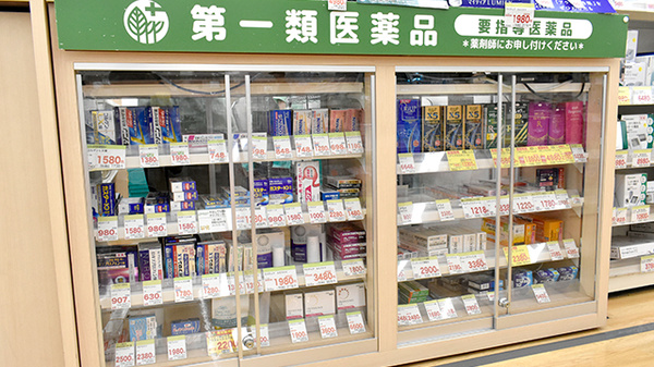 スギ薬局　あびこ東店の一般医薬品