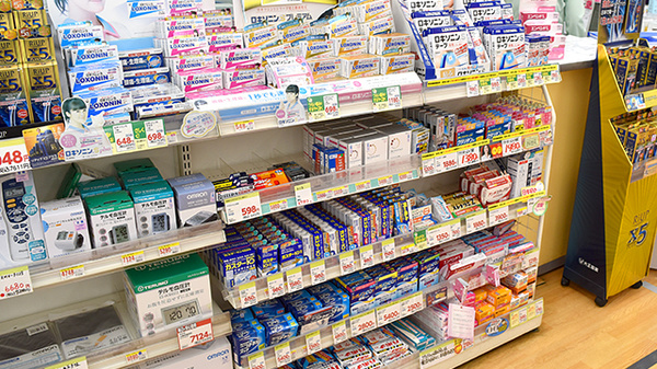 スギ薬局　出戸店の一般医薬品