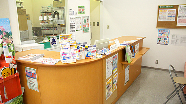 スギ薬局　ワカバウォーク店の受付/カウンター