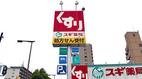 スギ薬局　東加賀屋店の看板