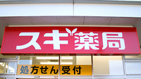スギ薬局　南毛利店の看板
