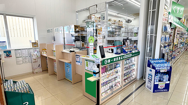 スギ薬局　城東東中浜店の受付/カウンター