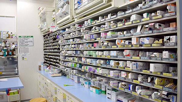 スギ薬局　新井薬師店の薬棚