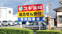 スギ薬局　六田店の看板