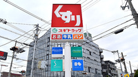 スギ薬局　東今里店の看板