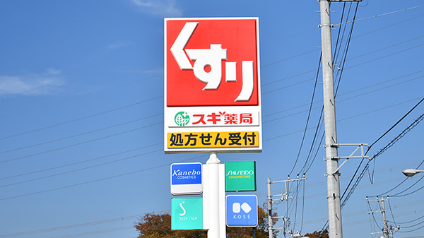 スギ薬局　新橋町店の看板