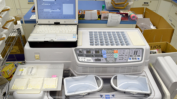 スギ薬局　ウニクス川越店（川越駅西口）の調剤器具