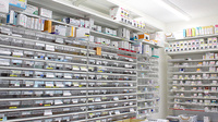 スギ薬局　あざみ野店の薬棚