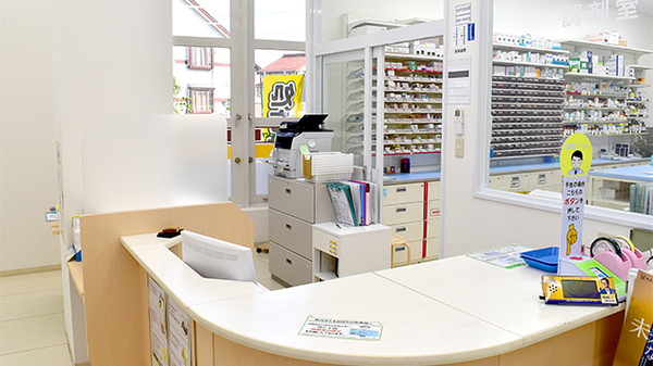 スギ薬局　中川一色新町店の受付/カウンター