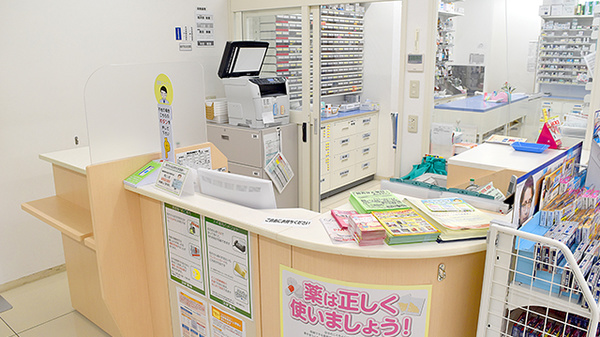 スギ薬局　練馬三丁目店の受付/カウンター