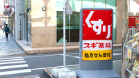 スギ薬局　岩本町店の看板