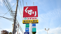 スギ薬局　野田下町店の看板
