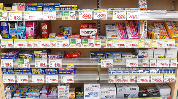 スギ薬局　立川錦町店の一般医薬品