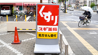 スギ薬局　粉浜西店の看板