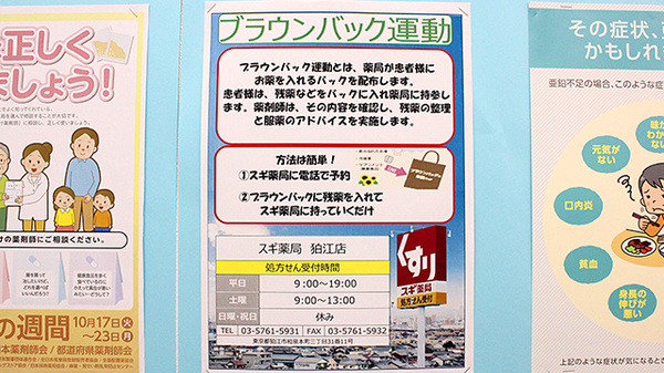 スギ薬局　狛江店の残薬回収サービス