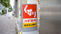 スギ薬局　八丁堀店の看板